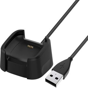 lot 21265 image: 3.3Ft USB Charger for Fitbit Versa 2 Dock, Anti-Slip Charging Cable Stand