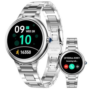 lot 21290 image: SOUYIE 2026 AI Smart Watch for Women, 1.19 AMOLED, HR & Sleep, 107 Modes