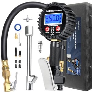 lot 21294 image: ENDARK Tire Inflator Pressure Gauge for Air Compressor - Digital Air Chuck