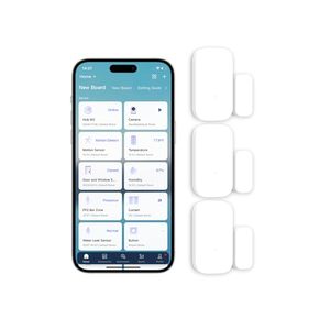 lot 21295 image: Aqara Zigbee Door and Window Sensor 3 Pack, Wireless Mini Contact Sensor