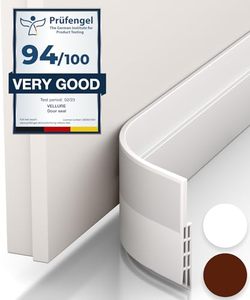 lot 21319 image: Vellure Door Draft Stopper for Bottom of Door - Premium Door Sweep