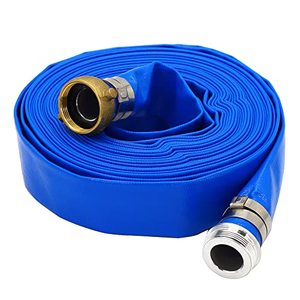 lot 21349 image: DAVCO 2 ID   50 ft Pool Backwash Hose, Heavy-Duty Reinforced PVC