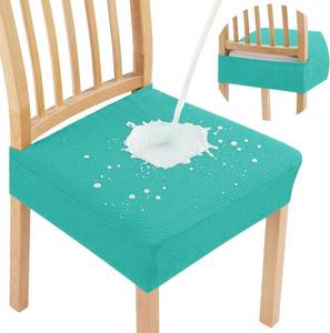 lot 21351 image: Smiry Waterproof Seat Covers for Dining Room Chairs, No Rear Covers