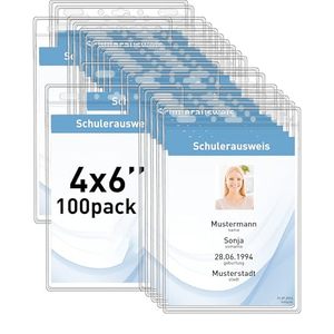 lot 21352 image: Vertical Card Holders 4x6 100 Pack