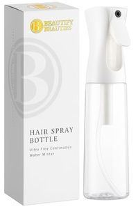 lot 21369 image: BeautifyBeauties Continuous Spray Bottle for Hair, 10.1 oz Mister Spray