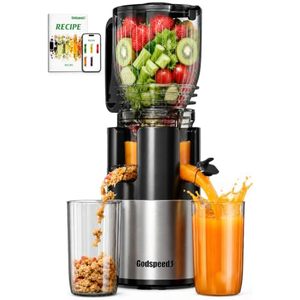 lot 21371 image: Godspeeds Juicer Machines, 6 Large Feed Chute Cold Press Juicer