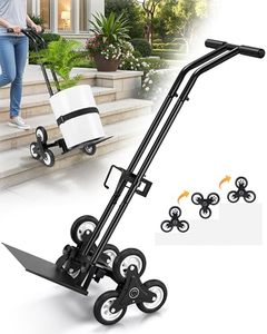 lot 21388 image: Plant Stair Climbing Dolly Cart, 198 LBS Heavy Duty Plant Caddy with Wheels