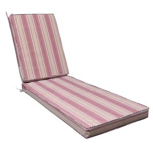 lot 21393 image: AAAAAcessories Outdoor Chaise Lounge Cushions, 74 x 23 x 3 in, Set of 1