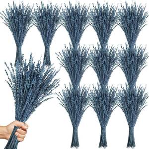 lot 21412 image: Uieke 12Pack Dried Lavender Flowers Bundles, 16 Stems Bouquet, 600g