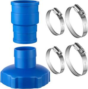 lot 21485 image: Enhon 1 Pack Pool Vacuum Hose Adapter Kit, Compatible with Intex Adapter B