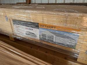 lot 9133 image: Unused SD Lanch High-End Carport (SDL2533DGMS)