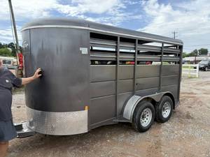 2023 Delta Manufacturing Double Axle Stock Trailer