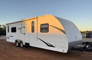 lot 9000E image: 2009 K-Z MXT 266 27ft Toy Hauler Travel Trailer