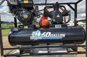 lot 9123 image: Unused SD Lanch 60 Gallon Air Compressor (AC60GAL)