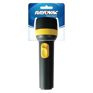 lot 19718 image: Rayovac Value Bright 2D Economy Flashlight