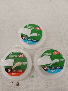 lot 19750 image: MTD Ace Residential Trimmer Line 0.065 in. x 40 ft. 3 Pack