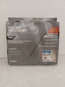 lot 19763 image: Indoor Patio Door Insulation Kit