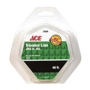 lot 19790 image: ACE Trimmer Line .065 in. dia. 40 ft. 40ft 2 Refills, 5 Pack