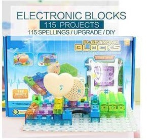 lot 19795 image: Circuit Board for Kids with Lighted Bricks