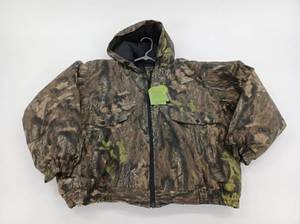 lot 19853 image: Ghost Camo Mossy Oak Camouflage Hunting Jacket Size Large