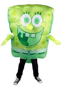 lot 19861 image: Jazwares Adult Inflatable Ghost SpongeBob Costume