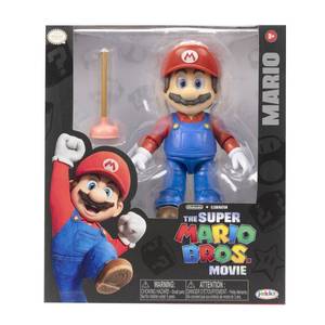 lot 19862 image: Super Mario 5 Inch Mario Action Figure With Plunger