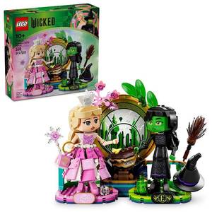lot 19867 image: LEGO Wicked Elphaba & Glinda Figures Building Set 75682