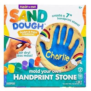 lot 19869 image: Horizon Group USA Sand Dough Handprint Stone Kit 216503