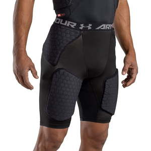 lot 19901 image: Under Armour Gameday 5-Pad Girdle Youth Small Black