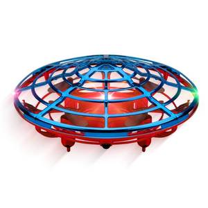 lot 19915 image: Force1 Scoot Drone Red Blue Indoor Automatic Flight