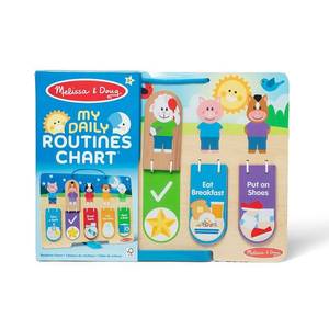 lot 19917 image: Melissa & Doug My Daily Routines Chart