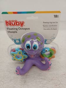 lot 19935 image: Nuby Floating Octopus Hoopla Bath Toy