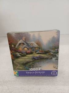 lot 19958 image: Thomas Kinkade Studio 1000-Piece Jigsaw Puzzle