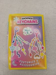 lot 19968 image: Backpack Keychains DIY Craft Kit - Makes 2