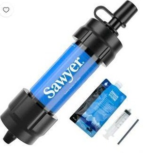 lot 19994 image: Sawyer Water Filter System w Replacement Cartridges, 4 Pack