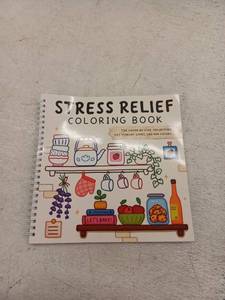 lot 19999 image: Stress Relief Coloring Book Color by Line Collection