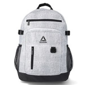 lot 142 image: Reebok Backpack with Multiple Compartments and Mesh Pockets - Retail $29