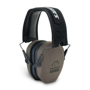 lot 164 image: Walker s Razor Slim Passive Earmuff - Ultra Low-Profile Earcups - Flat Dark Earth (GWP-RSMPAS-FDE) - Retail $49