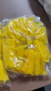 lot 178 image: Tile Leveling System Wedges, 300pcs Reusable Tile Leveler Wedges for 18,112,116, 132 Spacers and Tile Leveling System Clips, Tile Leveler Tools for WallFloor Tile & Stone Installation(Yellow) - Retail $0