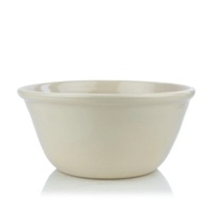 lot 181 image: Martinez Pottery Hand Turned Stoneware 14 Bowl  Natural - Retail $42