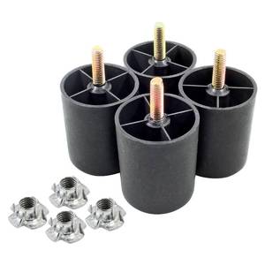 lot 197 image: Seimneire 4Pcs 2.5 Inch Sofa Legs, Plastic Couch Feet - Retail $0