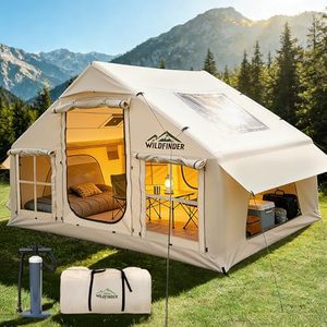 lot 311536 image: Retails for $400 Inflatable Tent with Skylight & Stove Jack,Blow Up Tents, Hot Tent