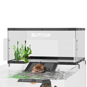 lot 311543 image: Retails for $150 Stainless Steel Turtle Basking Platform, for 18 20 Inch Wide Aquariums, XL