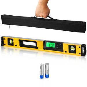 lot 558 image: 24 Inch Smart Digital Level, LCD Screen Magnetic Electronic Level Tool - Retail $48
