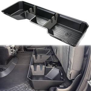 lot 659 image: MAXDOM Under Seat Storage Fits for RAM 1500 Crew Cab 4-Door Full Size Pickup (2019-2025, RAM 1500) - Retail $96