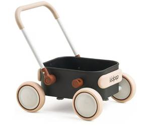 lot 676 image: PULA Baby Push Walker with Wheels Toddler Wagon for First Learner Baby Toys 6-12 Months, 1 Year Old Birthday Gifts, Indoors and Outdoors (Black) - Retail $70