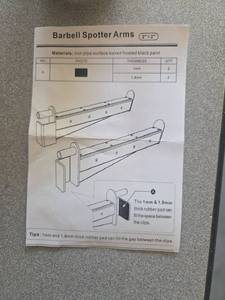 lot 686 image: Barbell Spotter Arms - Retail $0