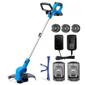 lot 696 image: Weed Wacker Battery Powered, 20V Cordless String Trimmer & Edger, 12 Inch Weed Eater with 3 Spools, Edger Lawn Tool with 90 Degree Adjustable Head, with 2 x 2.0Ah Batteries and Fast Charger