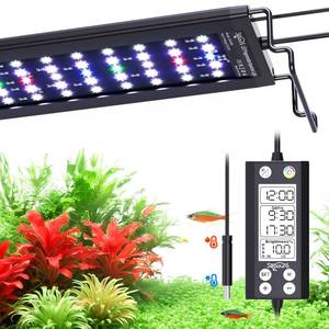 lot 699 image: SEAOURA WRGB Programmable Aquarium Light for 36-42in Fish Tank - Retail $66