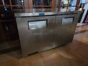lot 4218 image: True Two-Door Undercounter Refrigerator - Model TUC-48